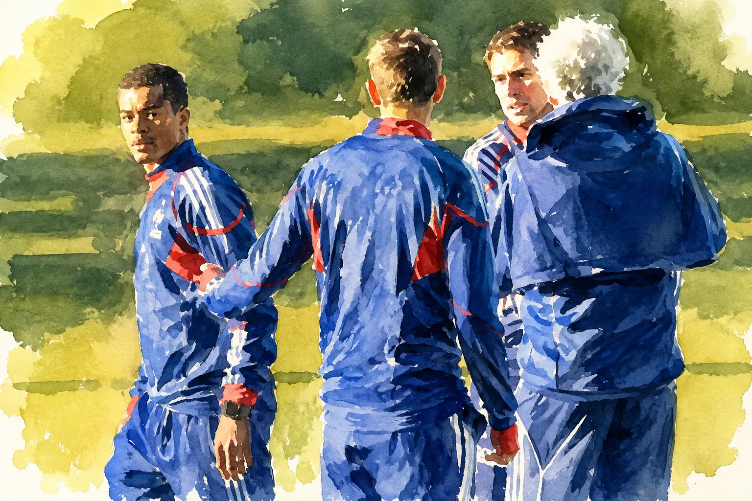 The France squad of 2010 in disarray during their World Cup campaign in South Africa